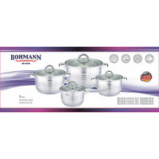BOHMANN Набор посуды 8 пред. 16/18/20/24 cm. BH 0918