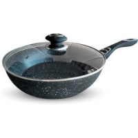 VISSNER Сковородка Вок с крышкой 24 cm -  VS 7581-24