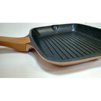 VISSNER Grill Сковородка гриль с крышкой 26cm. - VS 7741-26
