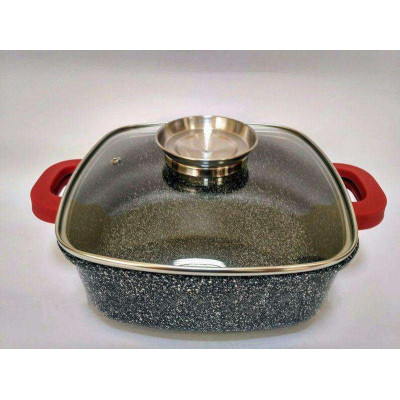 Каструля 5.5л. з кришкою 28 cm. BOHMANN  - BH 2428 MRB