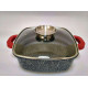 Каструля 5.5л. з кришкою 28 cm. BOHMANN  - BH 2428 MRB