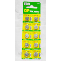 Батарейка часовая GP Alkaline AG10  - 0389