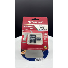 Карта пам'яті microSDHC 32 ГБ Class 10 + адаптер Transcend – TS32GUSDHC10